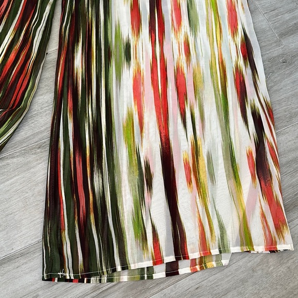 Colorful Striped Wide-Leg Pants - Picture 5 of 9